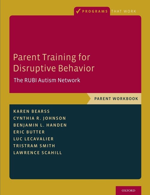 Front cover_Parent Training for Disruptive Behavior