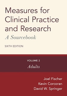 Front cover_Measures For Clinical Practice And Research: A Sourcebook
