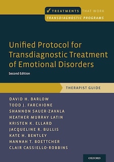 Front cover_Unified Protocol for Transdiagnostic Treatment of Emotional Disorders