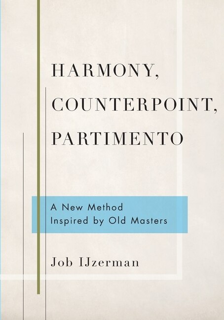 Couverture_Harmony, Counterpoint, Partimento
