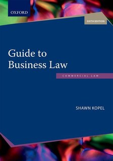 Front cover_Guide to Business Law
