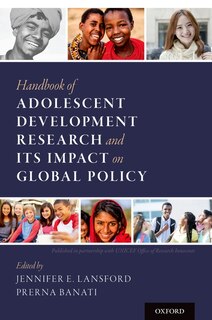 Couverture_Handbook of Adolescent Development Research and Its Impact on Global Policy