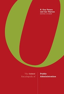 Front cover_The Oxford Encyclopedia of Public Administration