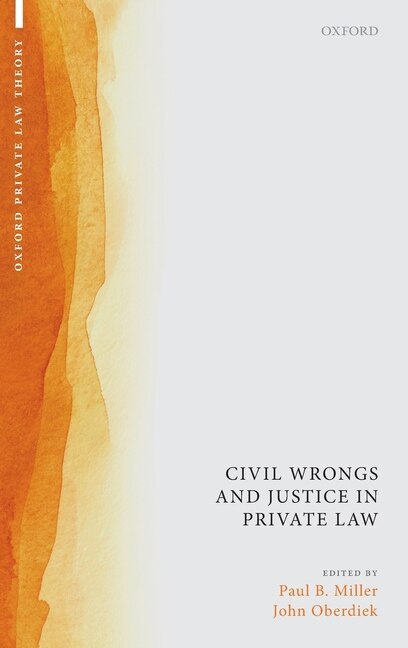 Couverture_Civil Wrongs and Justice in Private Law