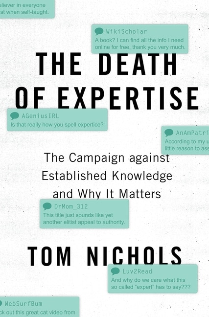 Front cover_The Death of Expertise