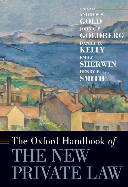 Front cover_The Oxford Handbook Of The New Private Law