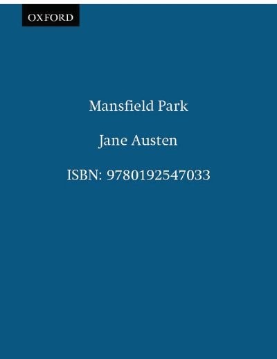 Front cover_Mansfield Park