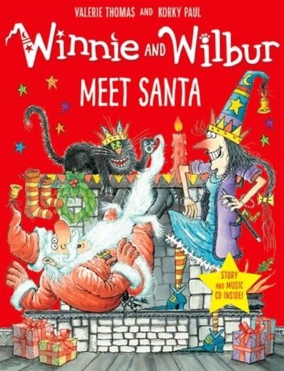 Front cover_Winnie and Wilbur Meet Santa with audio CD