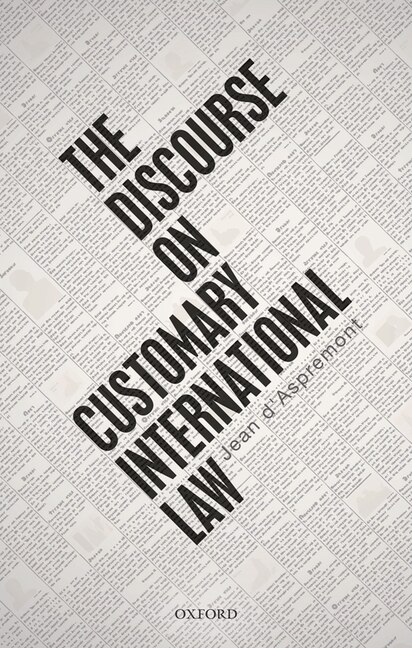 Couverture_The Discourse On Customary International Law