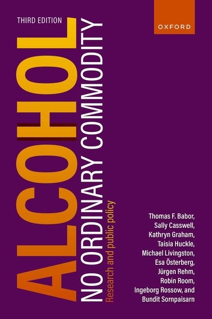 Front cover_Alcohol: No Ordinary Commodity