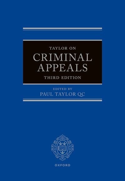 Front cover_Taylor on Criminal Appeals