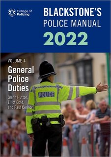 Front cover_Blackstone's Police Manuals Volume 4