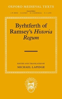 Couverture_Byrhtferth Of Ramsey's Historia Regum