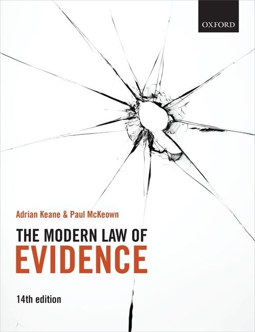 Couverture_The Modern Law of Evidence