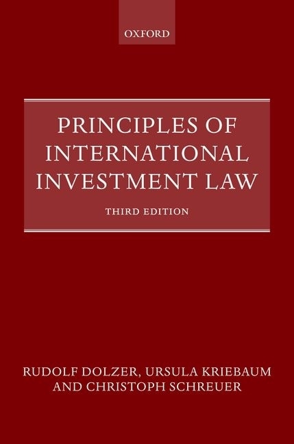 Front cover_Principles Of International Investment Law