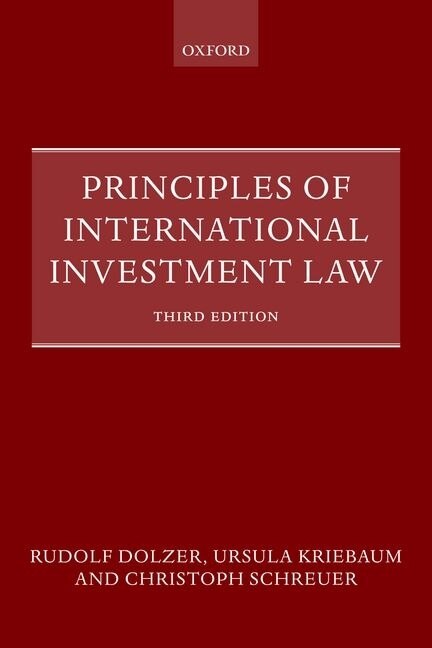 Front cover_Principles Of International Investment Law
