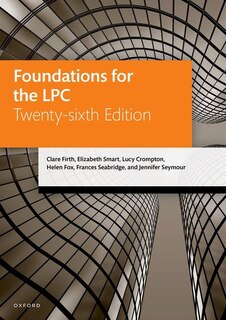 Couverture_Foundations for the LPC