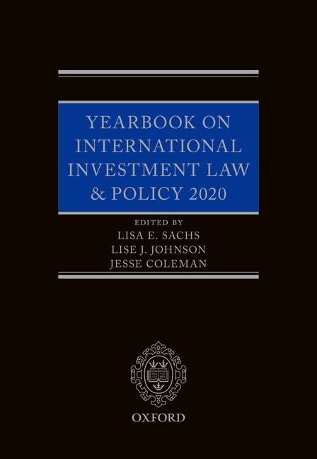 Front cover_Yearbook on International Investment Law and Policy 2020