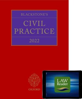 Front cover_Blackstone's Civil Practice 2022 Digital Pack