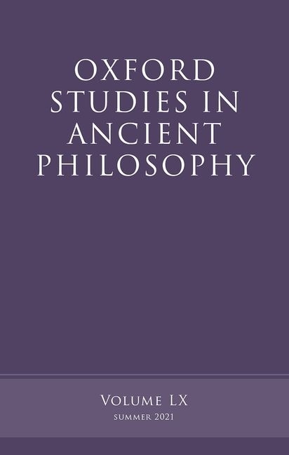Front cover_Oxford Studies in Ancient Philosophy, Volume 60