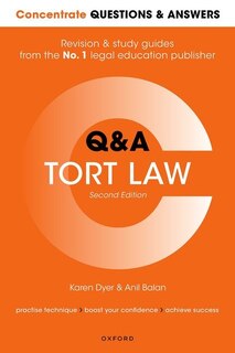 Couverture_Concentrate Questions And Answers Tort Law