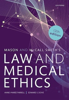 Front cover_Mason and McCall Smith's Law and Medical Ethics