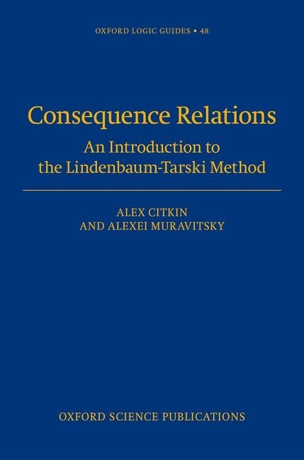 Front cover_Consequence Relations