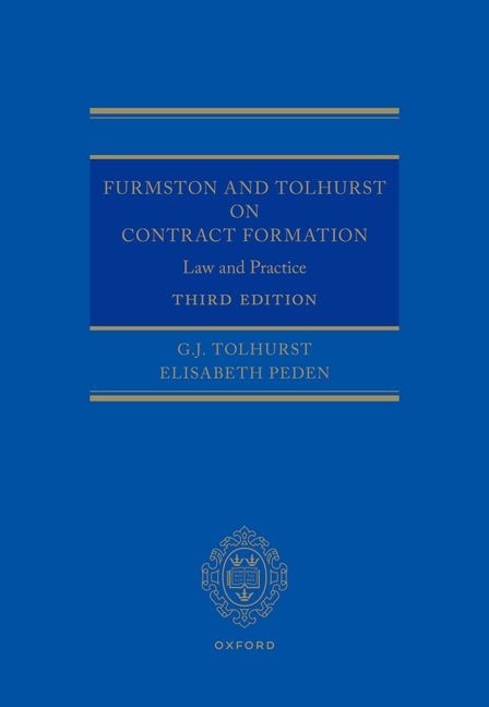 Couverture_Furmston and Tolhurst on Contract Formation