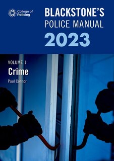 Couverture_Blackstone's Police Manual Volume 1: Crime 2023