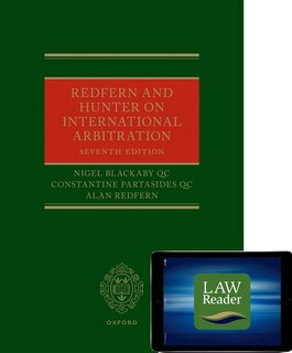 Couverture_Redfern and Hunter on International Arbitration (Hardback + LawReader pack)