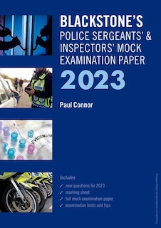 Front cover_Blackstone's Police Sergeants' and Inspectors' Mock Exam 2023