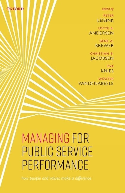 Front cover_Managing For Public Service Performance