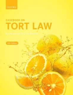 Front cover_Casebook On Tort Law