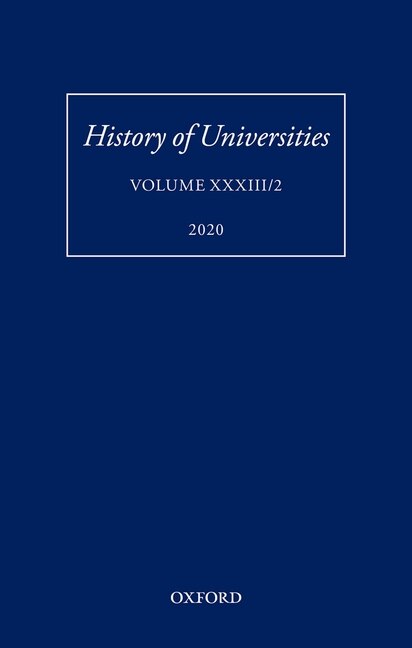Couverture_History of Universities XXXIII/2