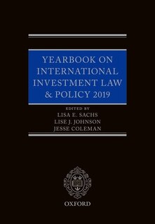 Front cover_Yearbook On International Investment Law And Policy 2019