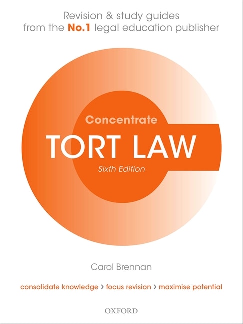 Front cover_Tort Law Concentrate