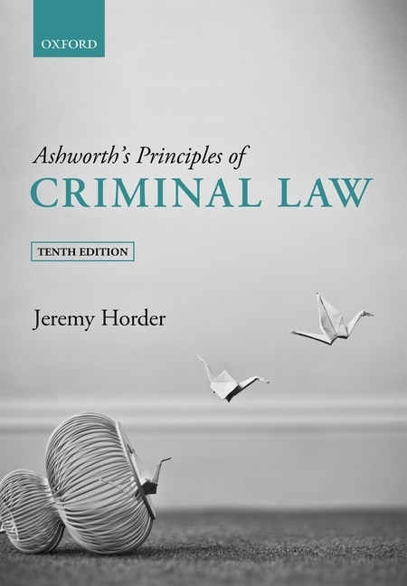 Front cover_Ashworth's Principles Of Criminal Law