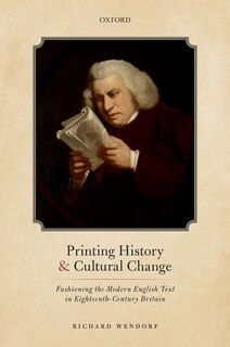Couverture_Printing History and Cultural Change