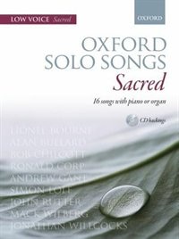 Front cover_Oxford Solo Songs: Sacred