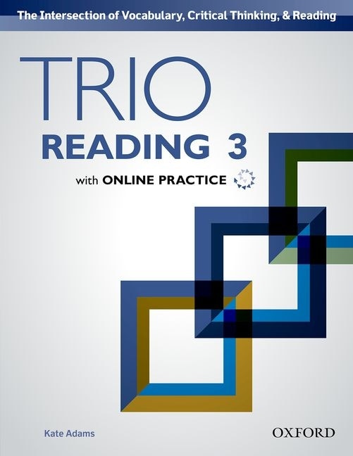 Front cover_Trio Reading: Level 3 Student Book with Online Practice