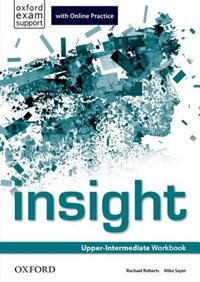 Front cover_insight: Upper-Intermediate Workbook with Online Practice
