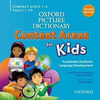 Couverture_Oxford Picture Dictionary: Content Areas for Kids Content Areas for Kids Class Audio CD (4 Discs)