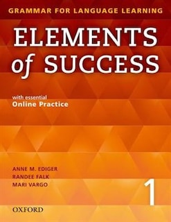 Front cover_Elements of Success: Level 1 Student Book with essential Online Practice