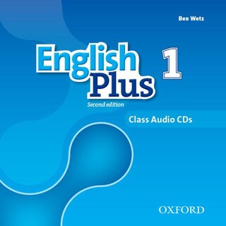 Front cover_English Plus: Level 1 Class Audio CDs