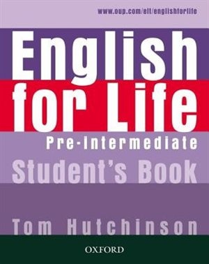 Front cover_English for Life: Pre-intermediate Student Book