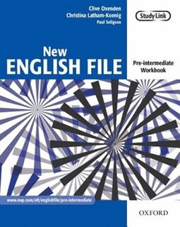 Couverture_New English File: Pre-Intermediate Workbook without key