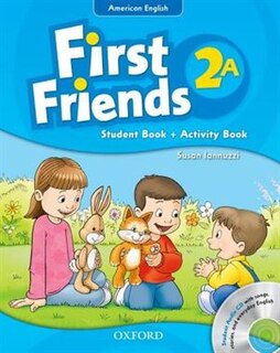 Couverture_First Friends (American English): Level 2 Student Book/Workbook A and Audio CD Pack
