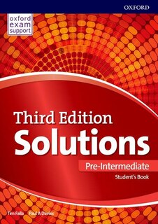 Couverture_Solutions: Pre-Intermediate Student's Book