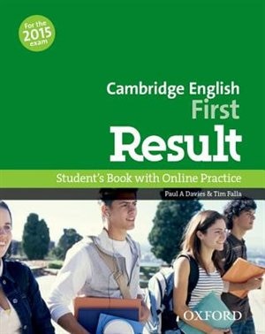 Couverture_Cambridge English: First Result: Student's Book and Online Practice Pack