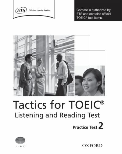 Front cover_Tactics for TOEIC: Listening and Reading Practice Test 2